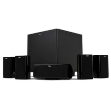 Klipsch HD-THEATER-600 5.1 Channel Compact Speaker Home Theater System (Black)