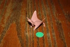 Vintage Winneco (Payton) Mauve Pink Pteranodon Dinosaur - Marx, MPC