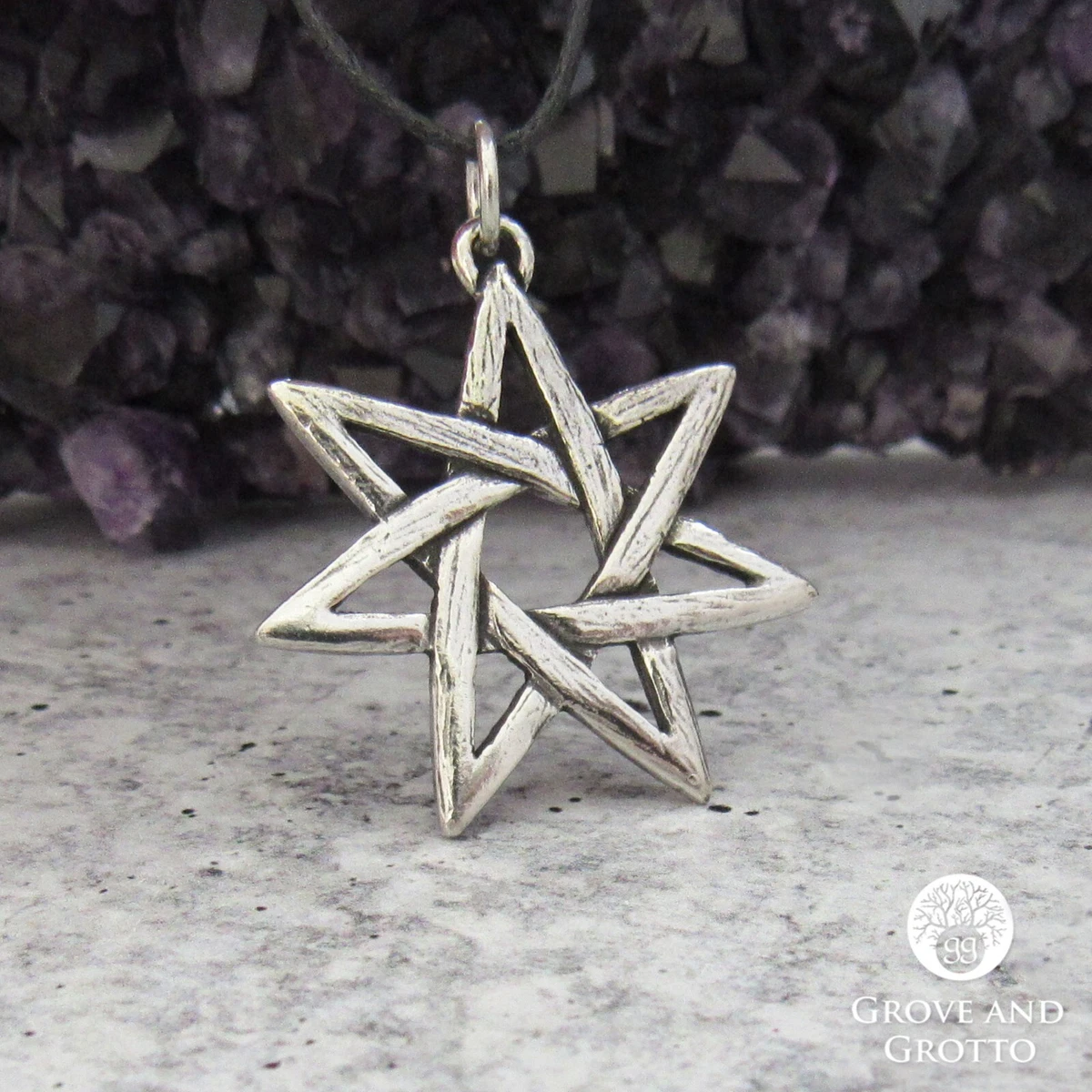 Faery Star Pewter Pendant 1.25