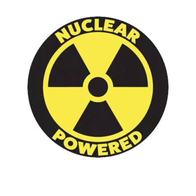 Nuclear Powered Sticker Decal