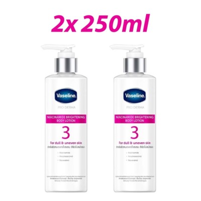 2x250ml Body Lotion Smoothing Moisturizing Vaseline Pro