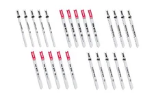 U-Shank Jigsaw Blades Set for Wood Metal fit Black+Decker - 24 Pieces with Case