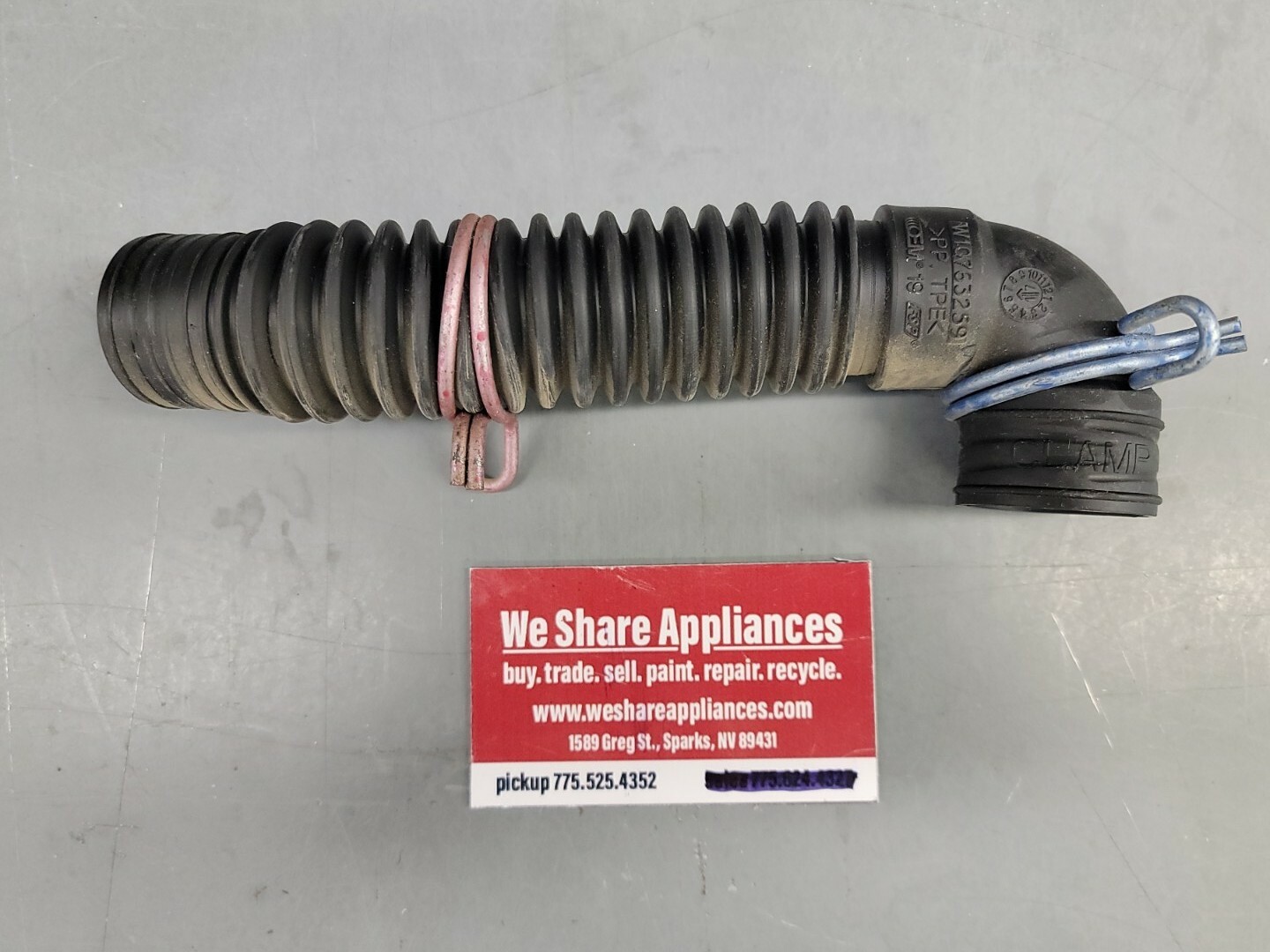 Whirlpool Washer Hose W10763259 W10802689