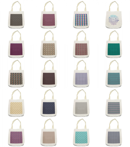 Ambesonne Bohemian Tote Bag Reusable Linen Sack Shopping Books Beach