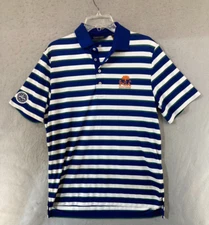 Polo Golf Ralph Lauren Mens Polo Shirt Medium Blue Striped PGA 2021