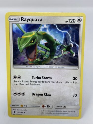 Rayquaza VMAX TG29/TG30 Carte Pokémon Rare Secret (Silver Tempest Trainer  Gallery) + 1 Toploader TitanCards® : : Jeux et Jouets