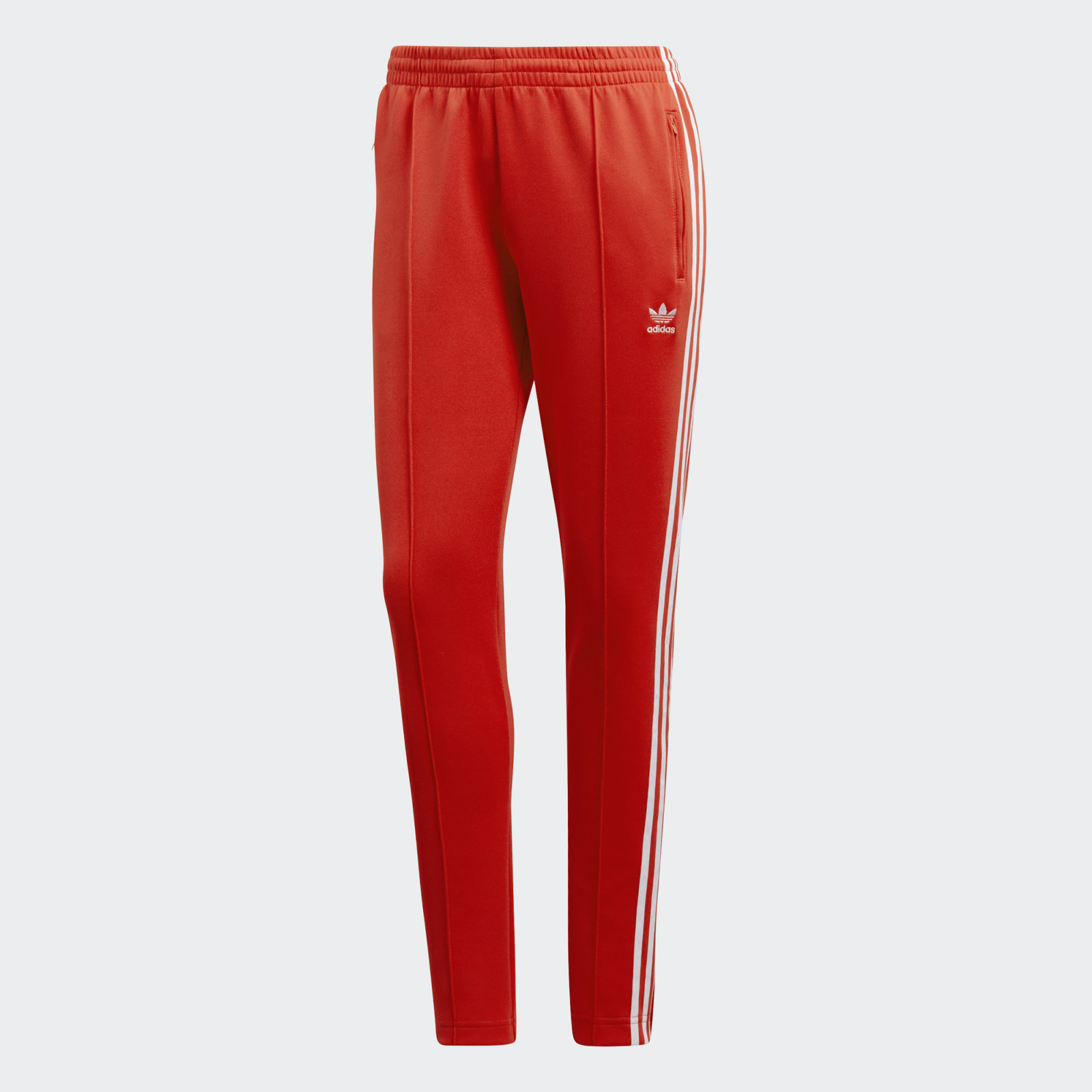 track pants red and white