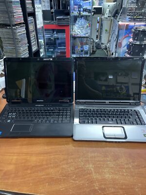 LOT OF 2 LAPTOPS 1 HP DV6000 &EMACHINES E525 FOR PARTS | eBay