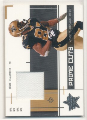 2003 Rookies & Stars Donte Stallworth Prime Cuts Patch #15 14/25