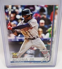2019 RONALD ACUNA JR. Topps Opening Day GOLD ROOKIE CUP #51 Atlanta Braves🔥