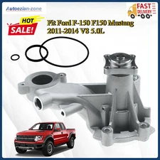 Engine Water Pump w/ 4-Bolt Flange fit Ford F-150 F150 Mustang 2011-2014 V8 5.0L