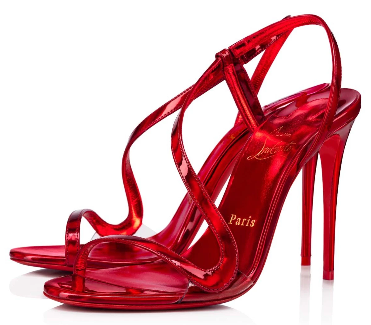 CHRISTIAN LOUBOUTIN: heeled sandals for woman - Red