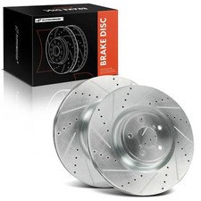 A-Premium 2Pcs Front Drilled Brake Rotors for Toyota	86 2019-2020 Subaru BRZ