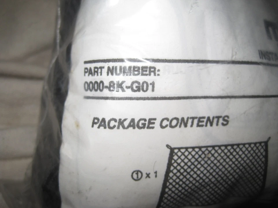 Red de carga Mazda TRIBUTE 2001-2008 OEM malla web 0000-8K-G01 - NUEVO Foto 3 de 4