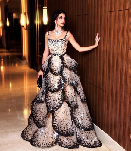 Luxury Dubai Evening Dresses Sparkly Sequin Tiered Ruffles Party Formal Gowns - Picture 2 of 10