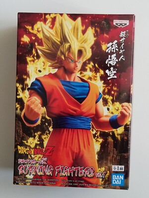 New Banpresto Dragonball Z Burning Fighters Vol 1 Super Saiyan Goku Figure
