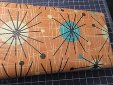 1 Yard New Cotton Fabric Atomic by Michael Miller in Peach