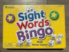 SIGHT WORDS BINGO learning Resourse , Educational Game, Homeschool, Teaching NEW