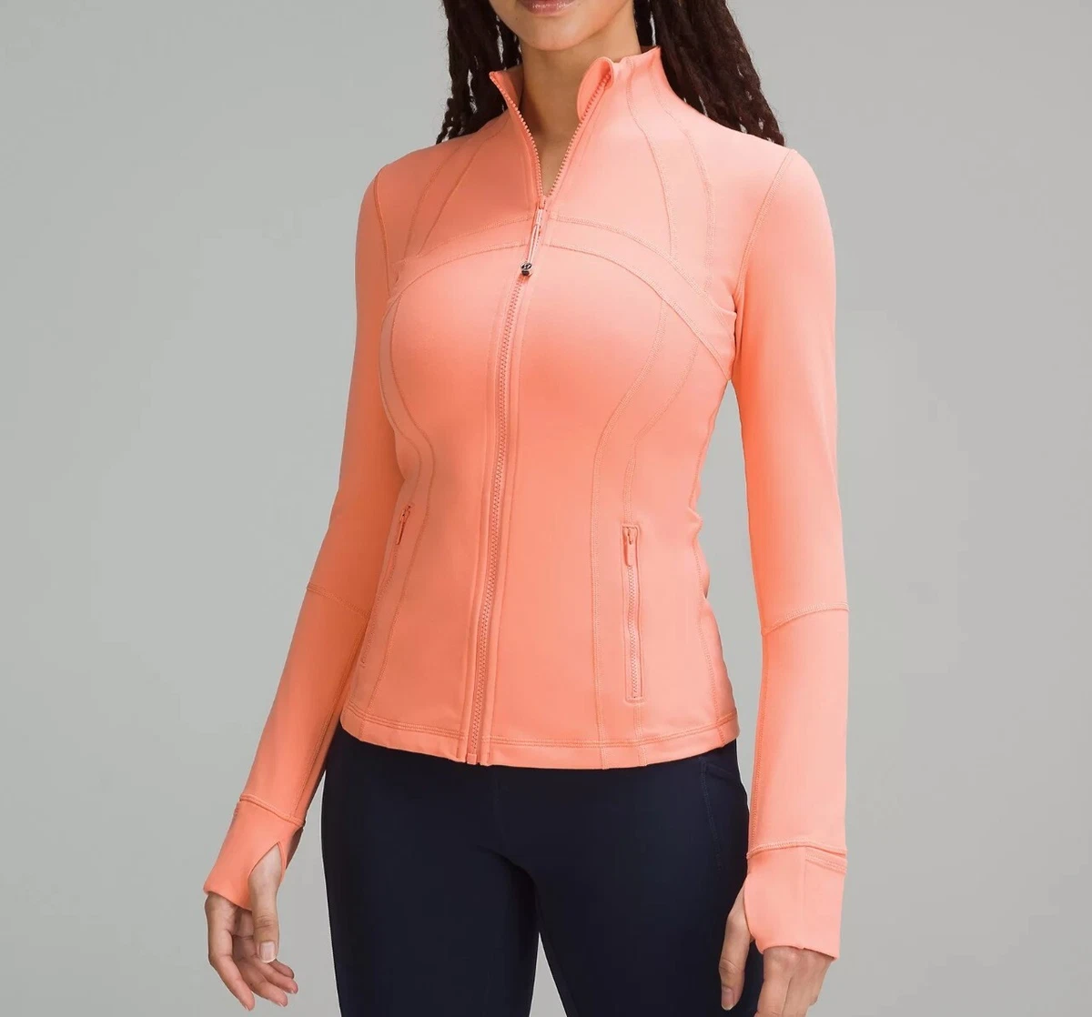 NEW Lululemon Define Jacket Luon Sunny Coral Jacket Women’s Size 2