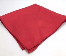 $98 Club Room Men`S Dress Casual Handkerchief Solid Red Silk Pocket Square