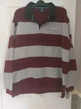 Guinness rugby style striped fleece pullover sweater 3xl xxxl 