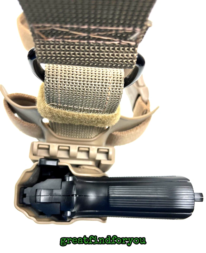 ¡NUEVO! SAFARILAND 6377-73 ALS D-RING CAÍDA PIERNA FUNDA, QLS SETUP, LH BERETTA 92 Foto 4 de 4