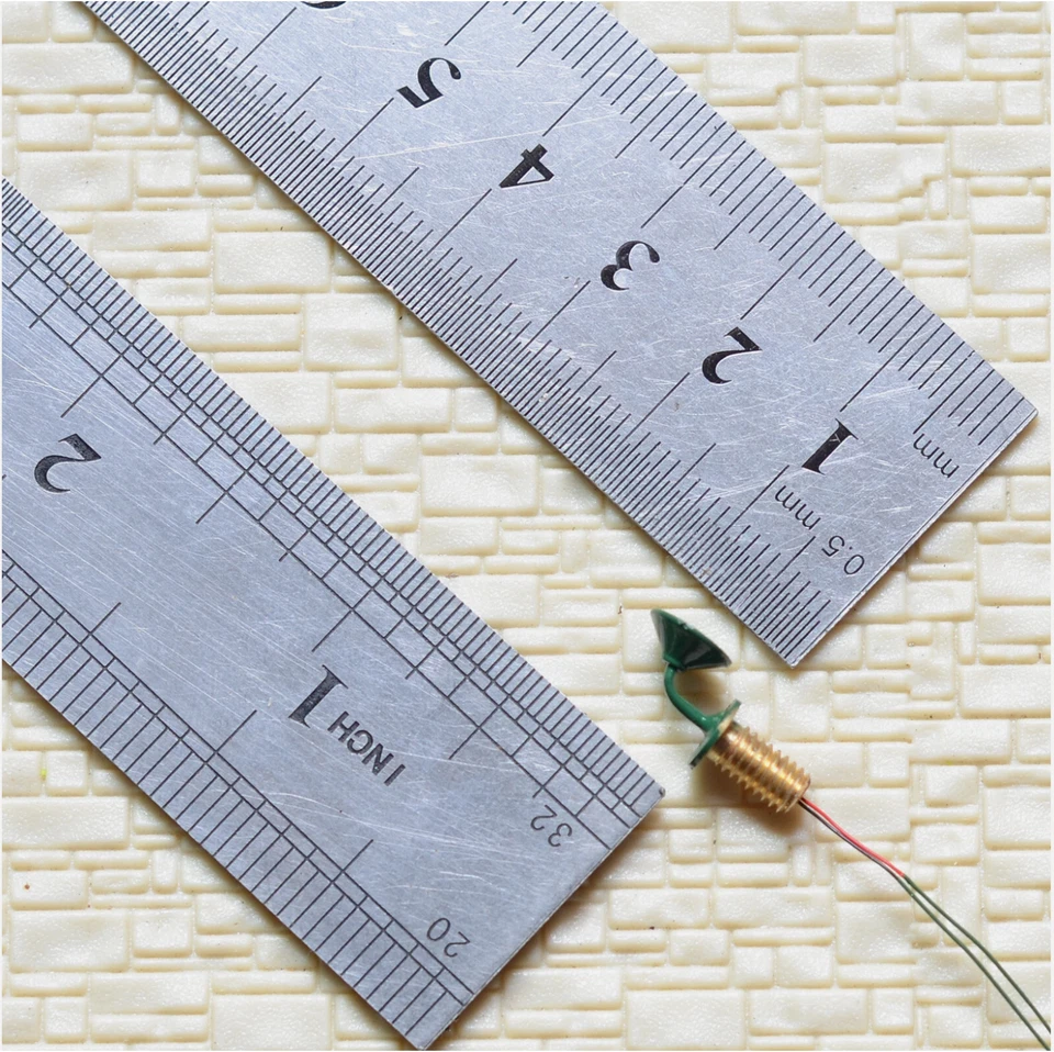 20 x OO / HO scale street bracket light model wall lamp posts LED building #R21 - Image 4 of 4