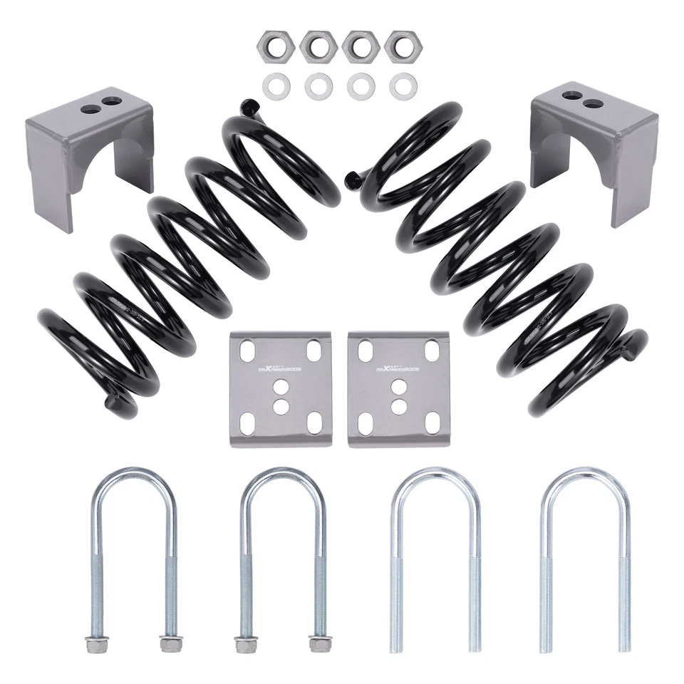 3" Lowering Coil Springs Kit 5" Drop Axle Flip For Ford Ranger/Mazda B 1998-2014 - Image 2 of 4