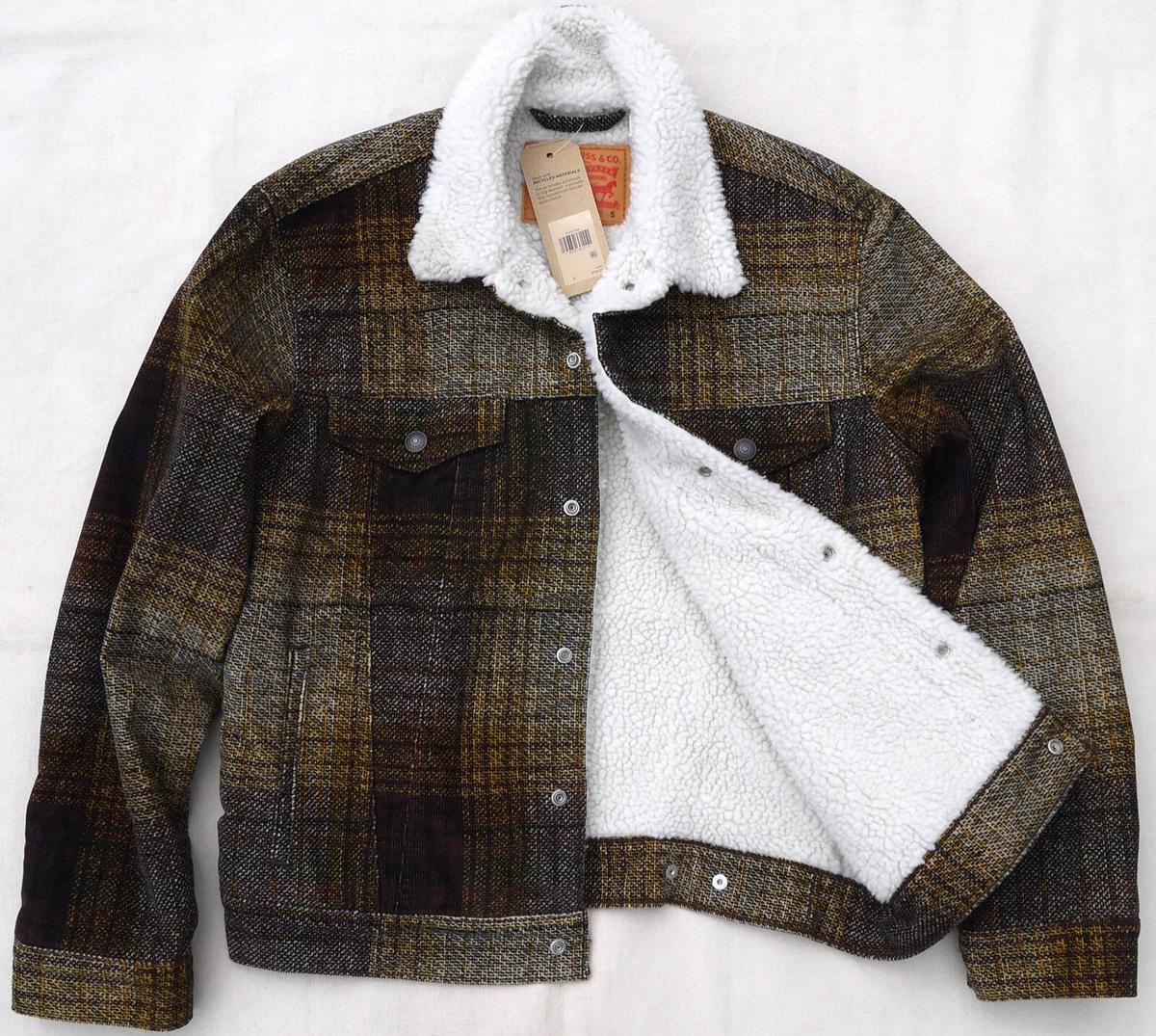 Levis plaid sherpa 2025