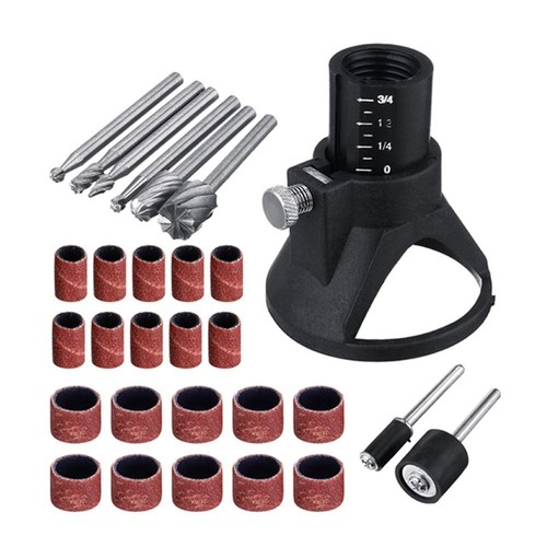 Taglierina per fresatura Utensile per bave rotative Dremel Drill per router HSS - Foto 14 di 14