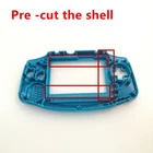 GBA 10 Levels Brightness V2 IPS Backlight LCD Mod & Shell With Clear Red Buttons