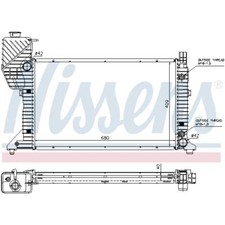 Kühler Wasserkühler für Mercedes Sprinter 2-T Bus 901 902 212 D 208 210 214