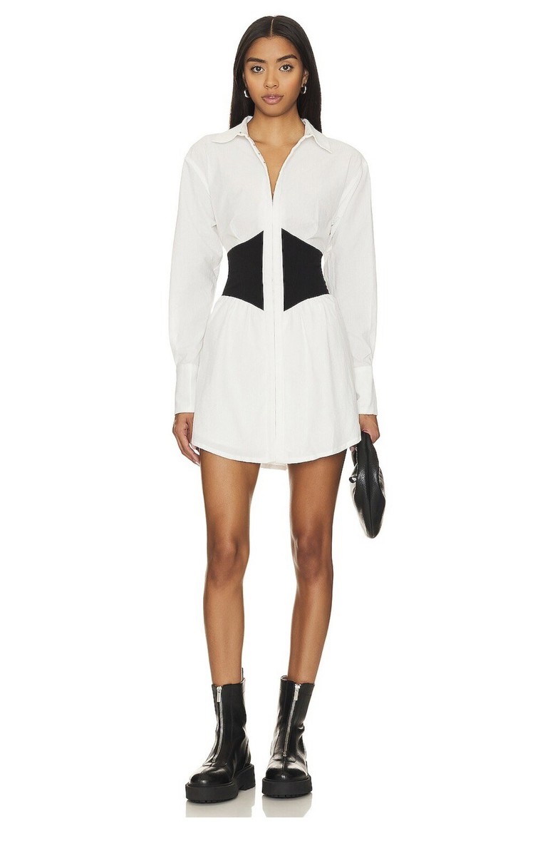 Reminisce Corset Shirt Dress, LARGE | eBay