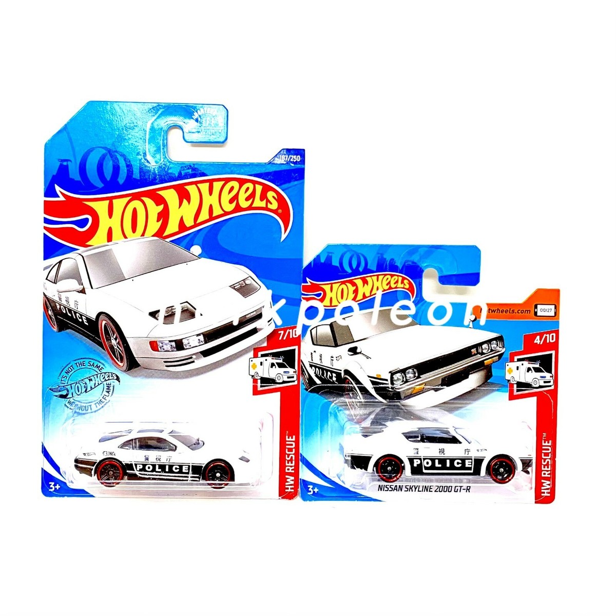 Hot Wheels Nissan Skyline GT-R 2台セット Amazon.co.jp: ホットウィール Skyline GT-R BNR32 & BNR34 2台