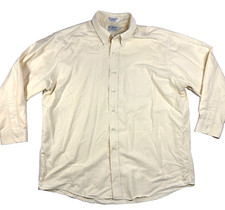 VTG LL Bean Button Up Single Needle Tailoring Classic Dress Shirt 17.5 33 LG