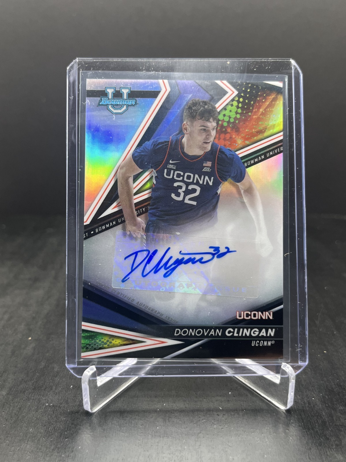 2022-23 Bowman U Best Donovan Clingan Autograph Auto Refractor #BOA-DC