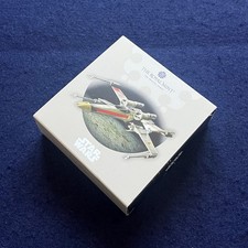 2024 STAR WARS X-WING COLOUR 50P SILVER PROOF COIN ROYAL MINT 3C37