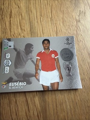2014-15 Panini Adrenalyn XL UEFA Champions League - Legends Eusebio #1