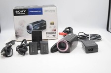 Sony HDR-CX270V HD Camcorder Handycam 32GB Internal Memory Black Tested Japan