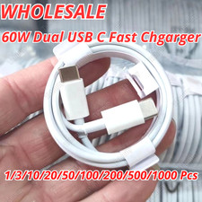 20W PD USB Type C Fast Charger Adapter Cable For iPhone 14 13 12 11 XR X 8 Lot