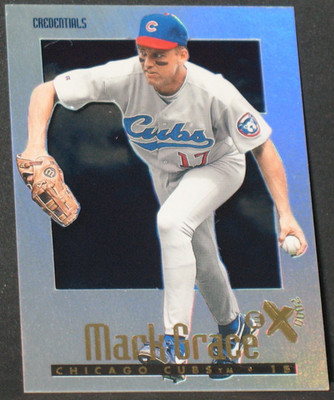 Mark Grace 1997 EX-2000 Credentials Parallel #61 (92/299) Chicago Cubs Skybox EX