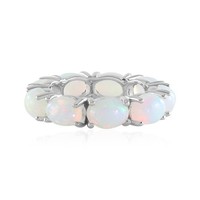 Leuchtendes Welo Opal Sterling Silber Ring- Echtschmuck