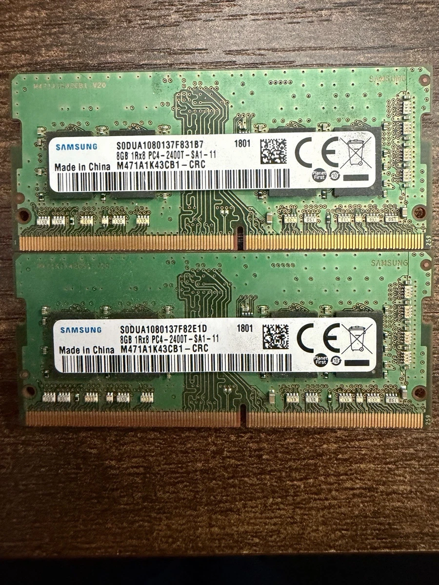 Samsung PC4-19200 (DDR4-2400) Bus Speed Computer RAM 16 GB Total