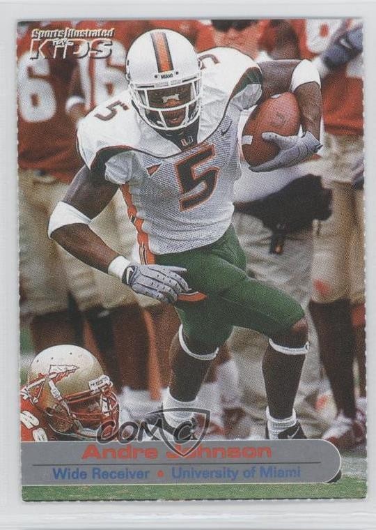 2002 Sports Illustrated for Kids Series 3 Andre Johnson #181 HOF 0k0