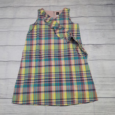 8 Tea Collection Madras Ruffle Dress