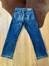 Levis 90s 702 XX Big E Selvedge Denim Jeans W30 Japan LVC Buckle Back