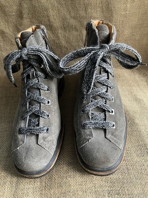 Santoni Men s Gray Suede Boots Size UK 5.5 || US 6.5
