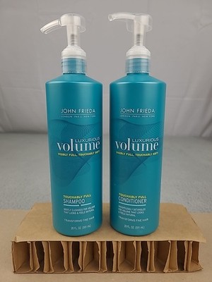 John Frieda Luxurious Volume Touchably Full Shampoo & Conditioner 20 Oz