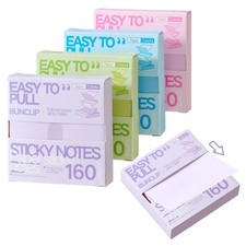 Pop-Up Sticky Notes Set for Organization, 3x3 Inch -Stick Notepads, 160 Sheet...