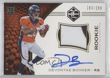 2016 Panini Limited Rookie 183/299 Devontae Booker #113 Patch Auto 0eo6
